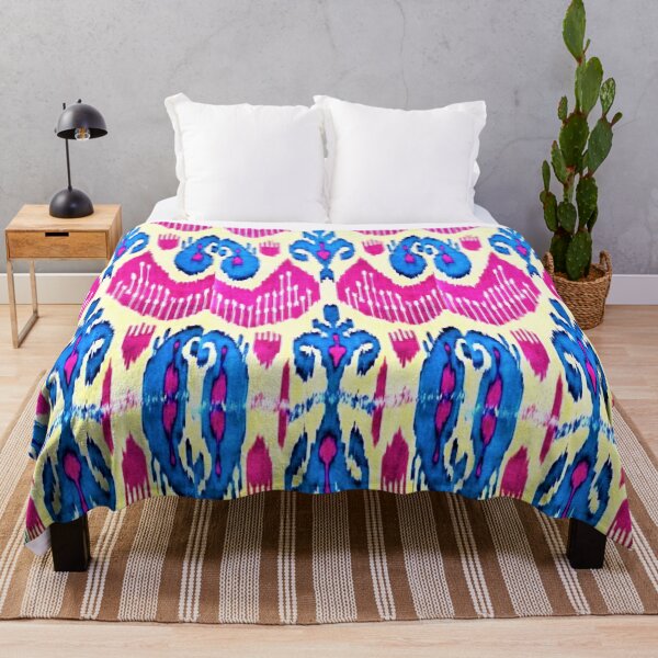 Item preview, Exotic flower ikat patterns designs - rainbow tribal designs designed and sold by LeFabriqueOuz.
