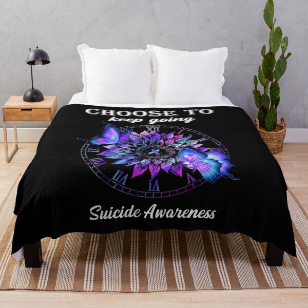 Item preview, Best Suicide Prevention Sunflower Semicolon Ribbon Awareness Survivor designed and sold by adsmod.