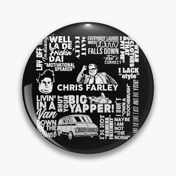 Item preview, Chris Farley word cloud  designed and sold by LucaMcKenna.
