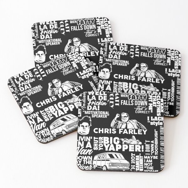 Item preview, Chris Farley word cloud  designed and sold by LucaMcKenna.