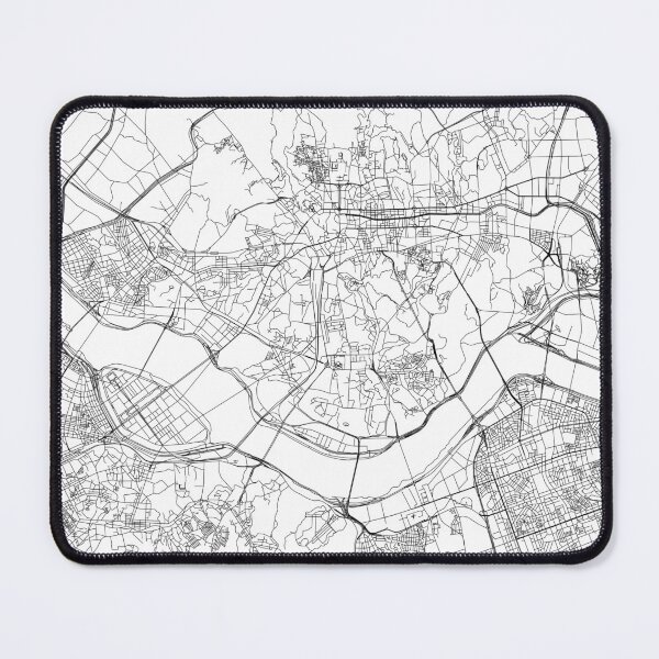 Item preview, Seoul White Map designed and sold by multiplicitymap.