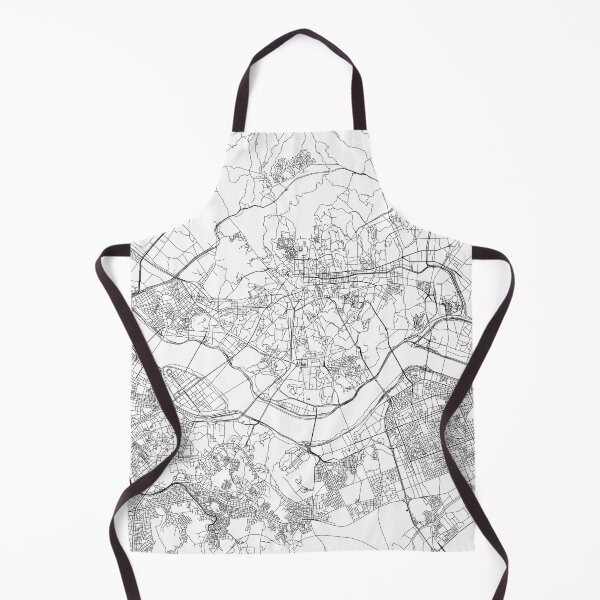 Item preview, Seoul White Map designed and sold by multiplicitymap.