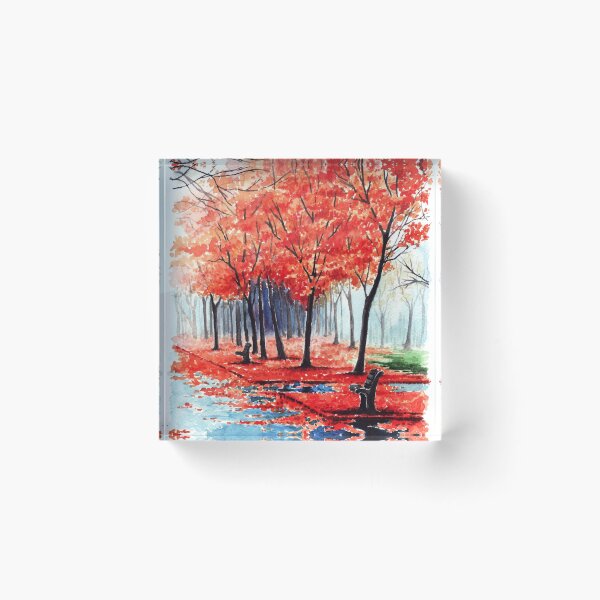Item preview, Watercolor Landscape designed and sold by CarellaArt.