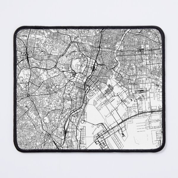 Item preview, Tokyo White Map designed and sold by multiplicitymap.