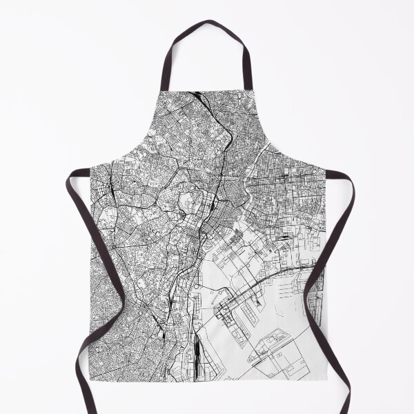 Item preview, Tokyo White Map designed and sold by multiplicitymap.