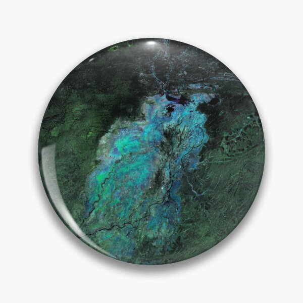 Item preview, Swamps and lakes in West Africa captured from space designed and sold by Raureif.