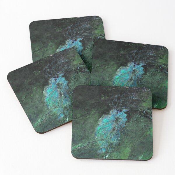 Item preview, Swamps and lakes in West Africa captured from space designed and sold by Raureif.