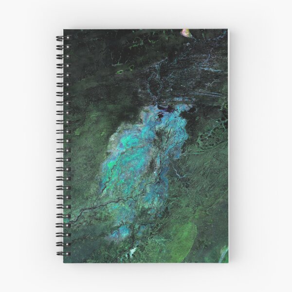 Item preview, Swamps and lakes in West Africa captured from space designed and sold by Raureif.