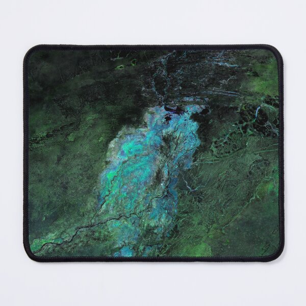Item preview, Swamps and lakes in West Africa captured from space designed and sold by Raureif.