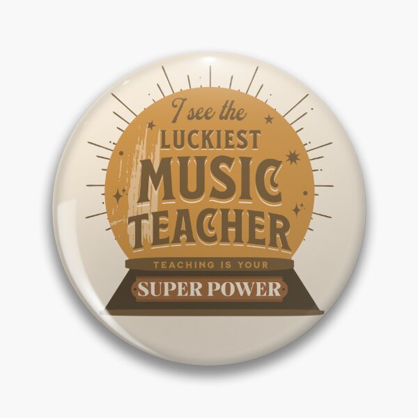 Item preview, Luckiest Music Teacher  designed and sold by JooArtPrints  ★★★★★.