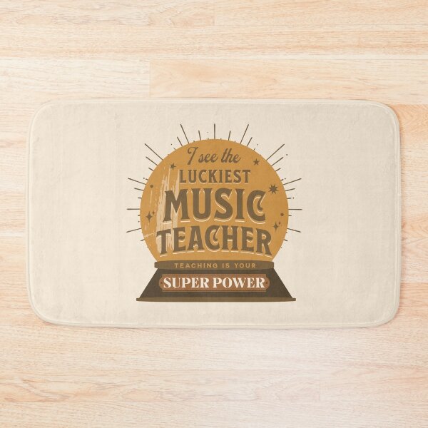 Item preview, Luckiest Music Teacher  designed and sold by JooArtPrints  ★★★★★.