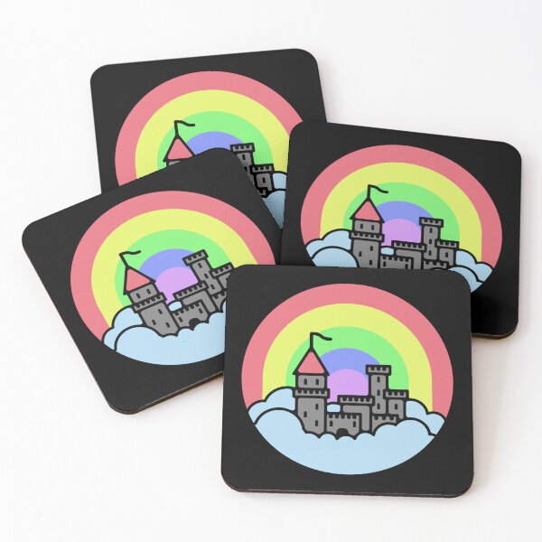 Item preview, Sky Castle, raibow Sticker designed and sold by TylerBeech.