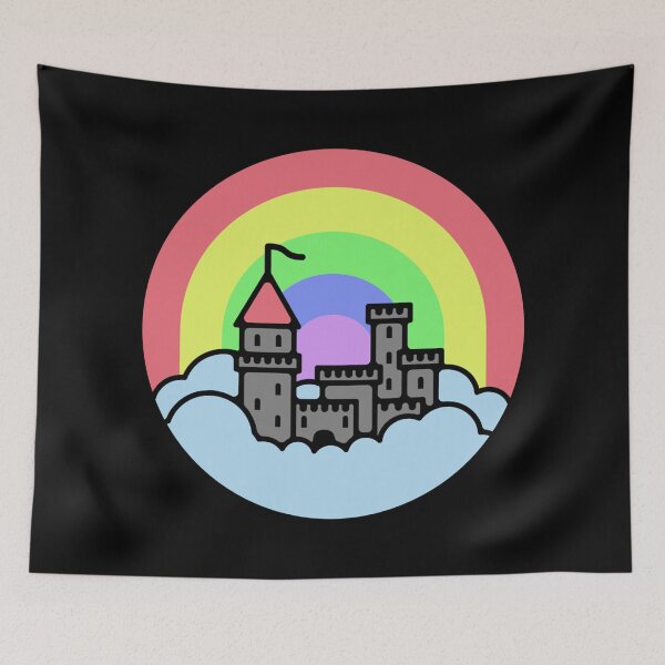 Item preview, Sky Castle, raibow Sticker designed and sold by TylerBeech.