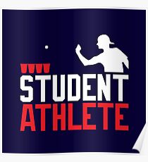 Bier Pong Schüler Athlet Poster