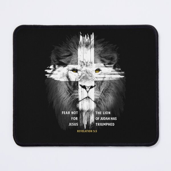 Item preview, Lion Cross Jesus Christian Lord God Believer designed and sold by Avila Pinson.