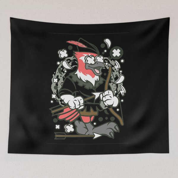 Item preview, Bird Robin Hood Retro Vintage designed and sold by RubyDavid8.