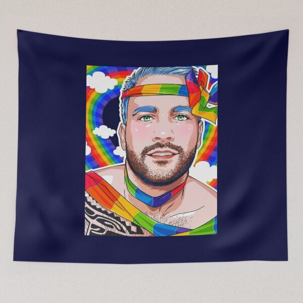 Item preview, Gay man in pride designed and sold by FederiBernar.
