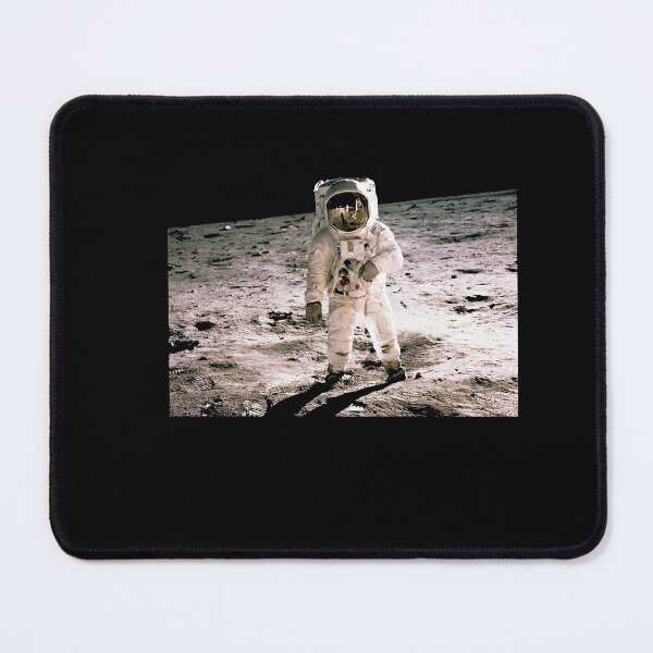 Item preview, BUZZ ALDRIN WALKING ON THE MOON Poster designed and sold by runkullilei.