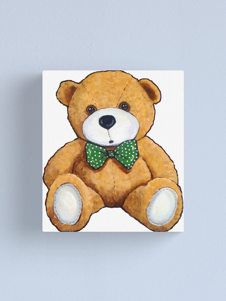 painting of teddy bear