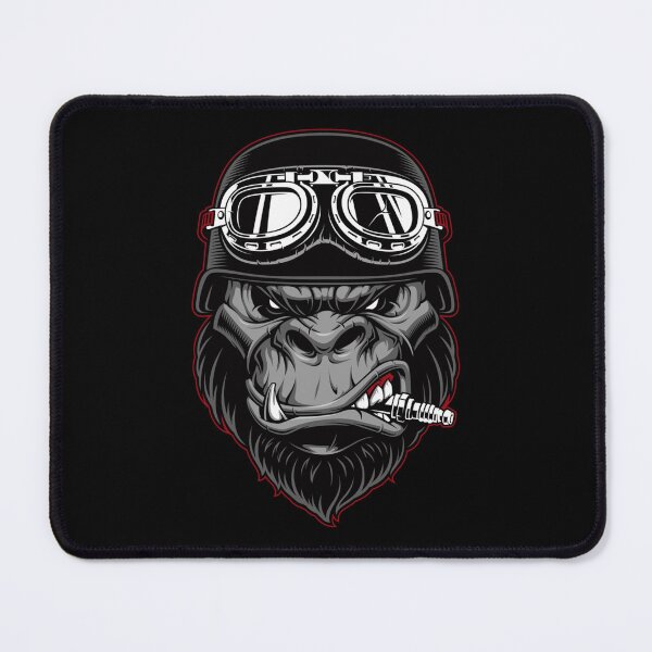Item preview, Gorilla Biker Mascot designed and sold by FederiBernar.
