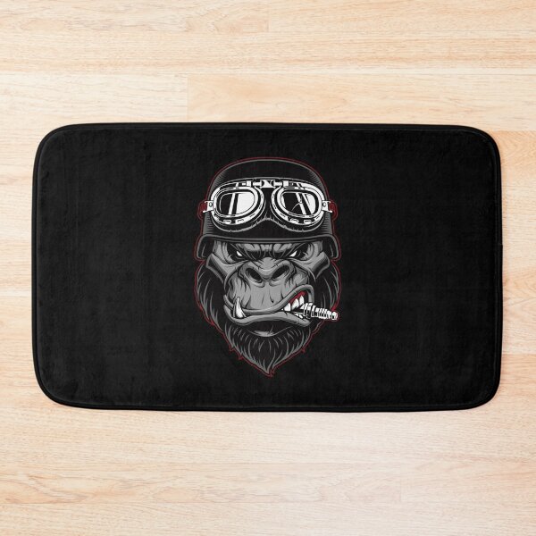 Item preview, Gorilla Biker Mascot designed and sold by FederiBernar.