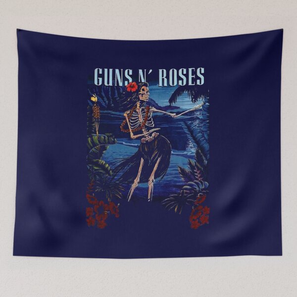 Item preview, Guns Rock Band Skeleton Dancing In The Beach designed and sold by FederiBernar.