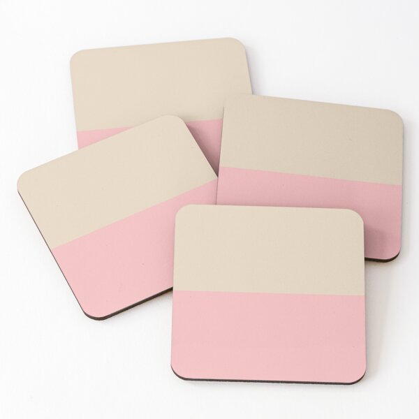 Item preview, Colour Blocks Pink Beige designed and sold by KGoPrintables.