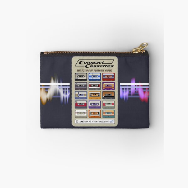 Item preview, Compact Cassettes - The Future of Portable Music (Analogue VS Digital? Analogue Sounds Better!) Retro Style ad for Audio Tapes (Beige Background) designed and sold by RetroTeeStudio.