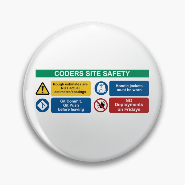 Item preview, Coders Site Safety designed and sold by HYPERJB.