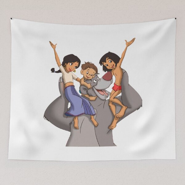 Item preview, baloo und mowgli das Dschungelbuch - Kader-Dschungelbuch   designed and sold by DoaiXoia.