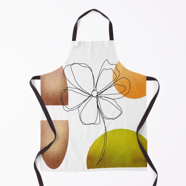 Item preview, Golden flower line art line art designed and sold by MoTekent.