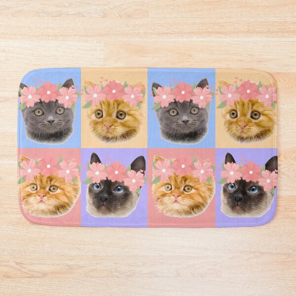 Item preview, Cute Kittens with Flower Crowns designed and sold by quinellie.