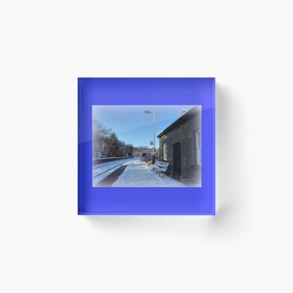Item preview, Eggesford Station in Winter designed and sold by Charmiene Maxwell-Batten.