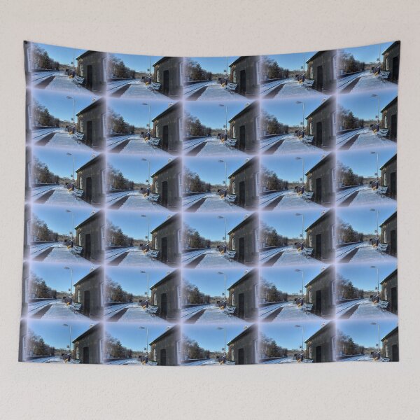 Item preview, Eggesford Station in Winter designed and sold by Charmiene Maxwell-Batten.