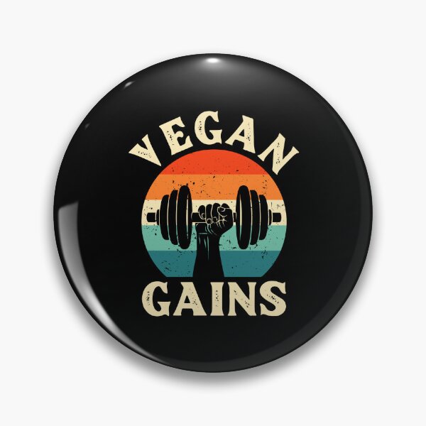 Item preview, Retro Vintage Vegan Gains designed and sold by ReignGFX.