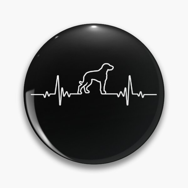 Item preview, Minimalist Heartbeat Weimaraner designed and sold by More Cute Dogs.