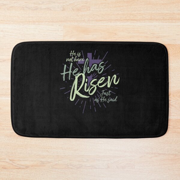 Item preview, Easter Cross He Has Risen Jesus Christian Religious designed and sold by Berman True.