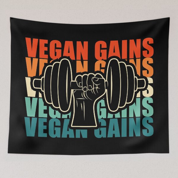 Item preview, Vintage Retro Vegan Gains designed and sold by ReignGFX.