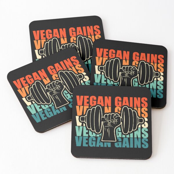 Item preview, Vintage Retro Vegan Gains designed and sold by ReignGFX.