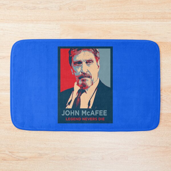 Item preview, JOHN MCAFEE LEGEND NEVERS DIE retro Essential T-Shirt designed and sold by MaximiliKaas.