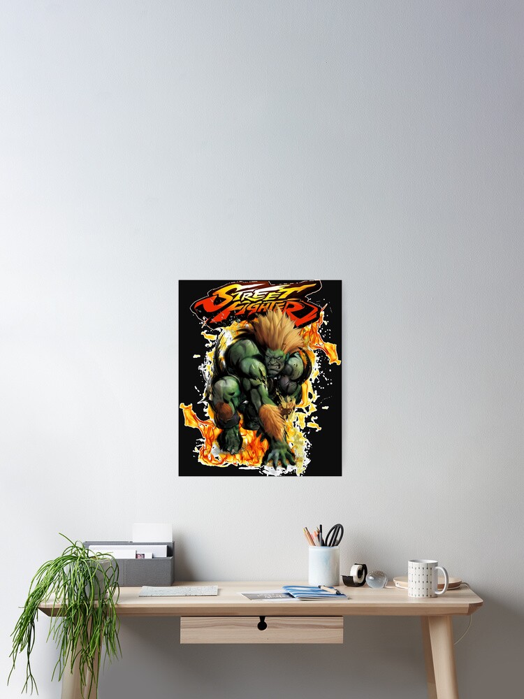 Street Fighter Electric Powers of Blanka Classic Art Board Print for Sale  by NANRIBBON