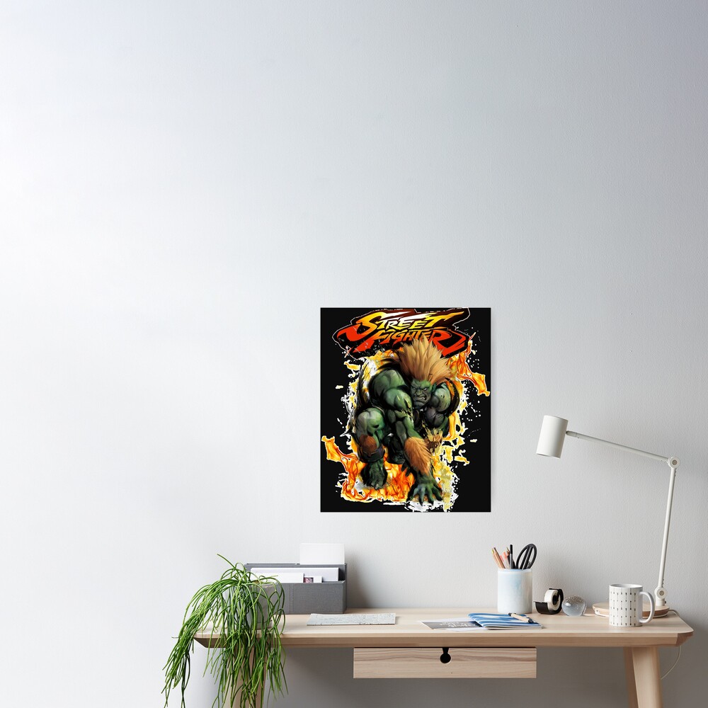 Street Fighter Electric Powers of Blanka Classic Art Board Print for Sale  by NANRIBBON