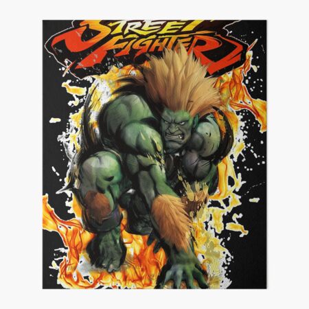 Street Fighter Electric Powers of Blanka Classic Art Board Print for Sale  by NANRIBBON