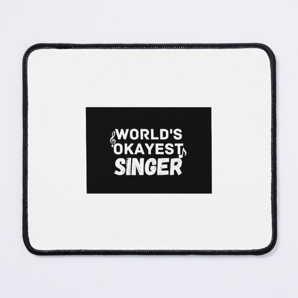 Item preview, Worlds Okayest Singer Mask designed and sold by ThaDenCFX.