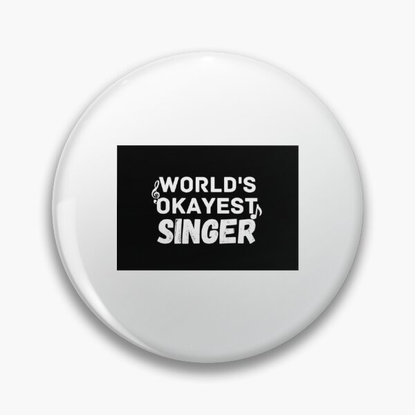 Item preview, Worlds Okayest Singer Mask designed and sold by ThaDenCFX.