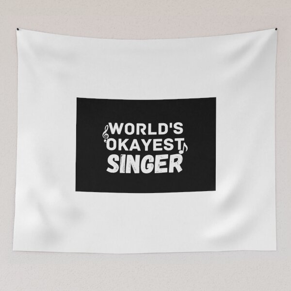 Item preview, Worlds Okayest Singer Mask designed and sold by ThaDenCFX.