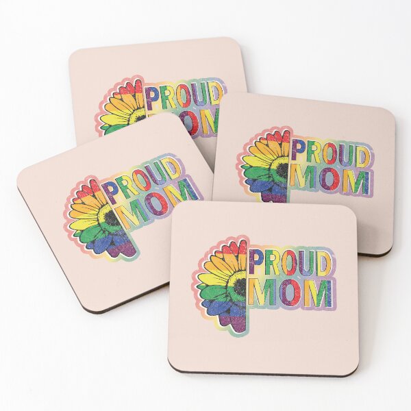Item preview, Proud Mom Gay Lesbian LGBTQ Pride Rainbow Sunflower designed and sold by Art2Me.