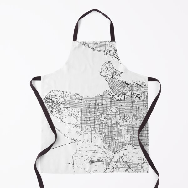 Item preview, Vancouver White Map designed and sold by multiplicitymap.