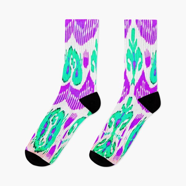 Item preview, Exotic flower ikat patterns designs - rainbow tribal designs designed and sold by LeFabriqueOuz.