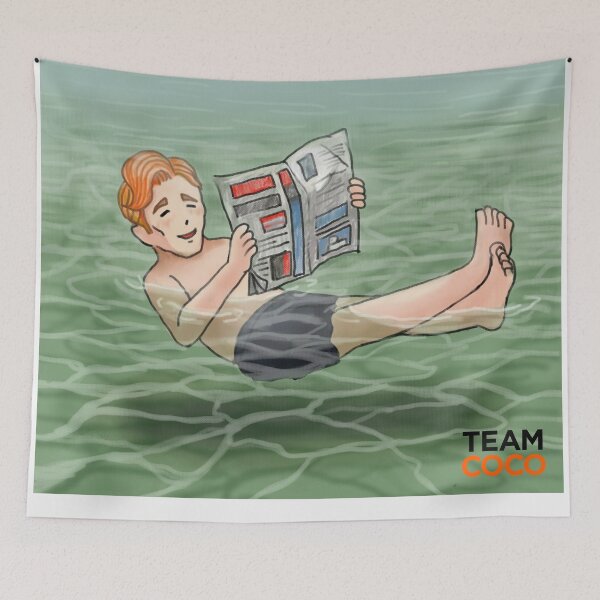 Item preview, Conan in The Dead Sea TeamCoco designed and sold by linapermatart.